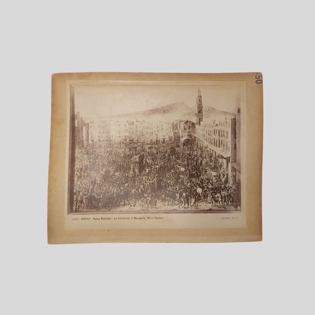 Masaniello. Micco Spadaro. Napoli Museo Nazionale. Edizioni Brogi.