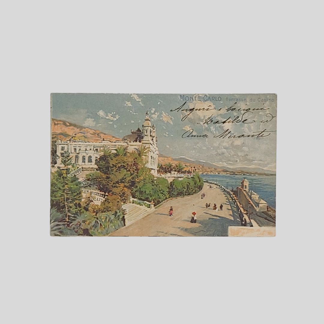 Montecarlo. Terrasse du Casino.
