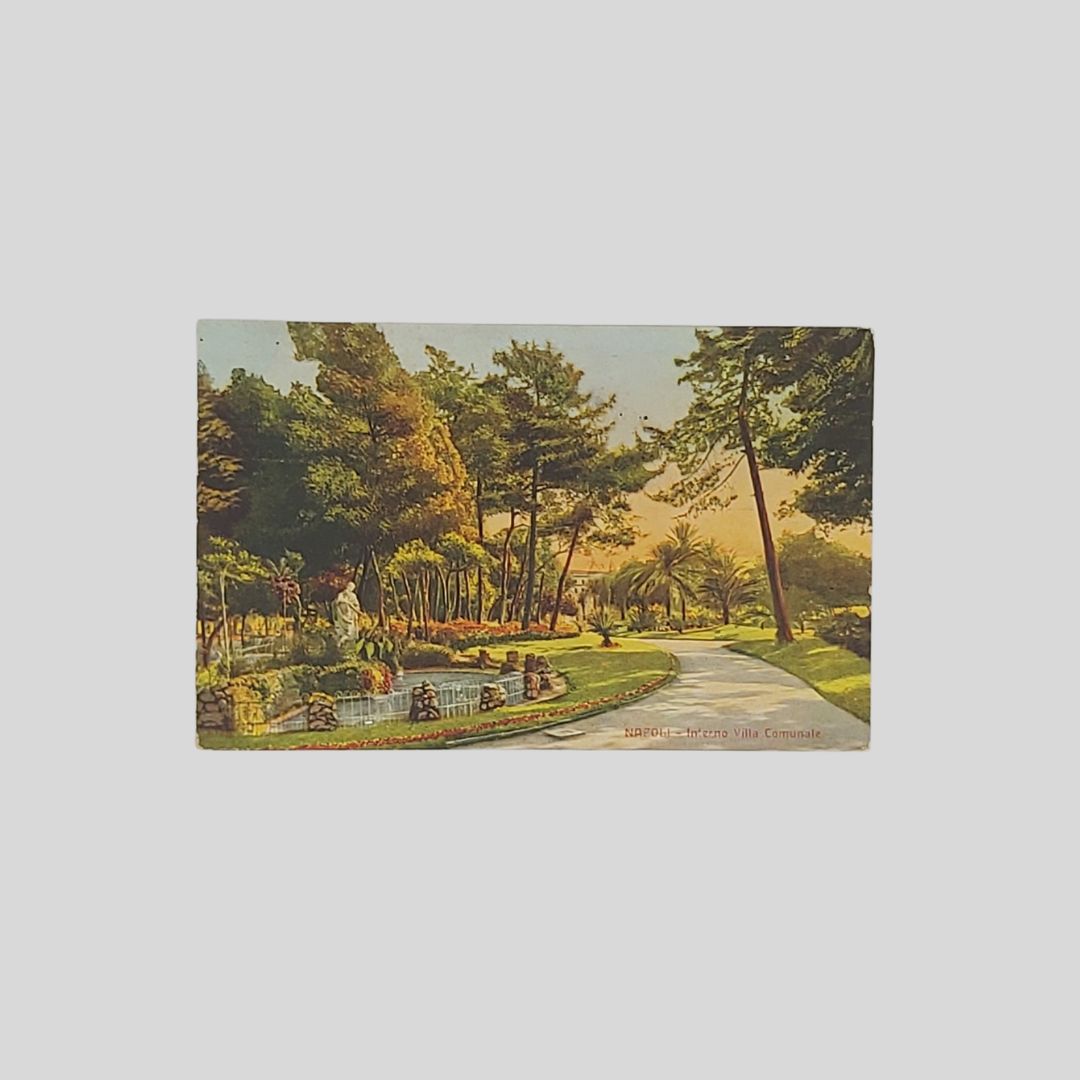 Napoli. Interno della Villa Comunale.