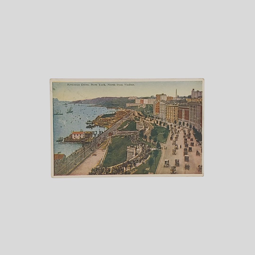 New York. Riverside Drive, North from Viaduct.