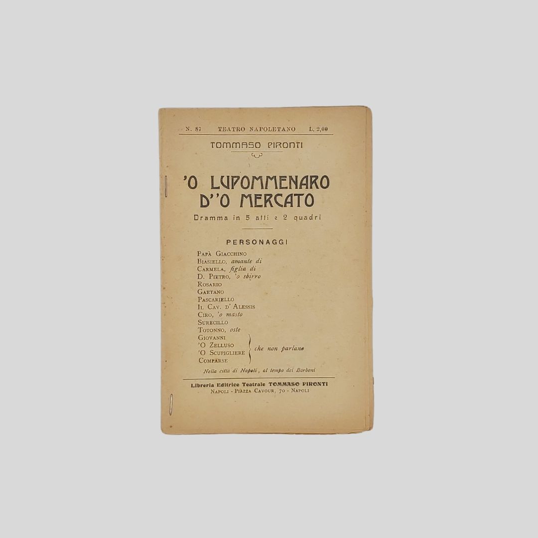 ‘O Lupomennaro d”o mercato.