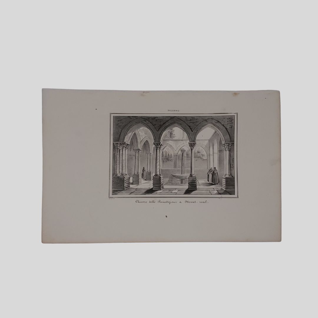 Palermo. Chiostro delle Benedizioni a Monreale.