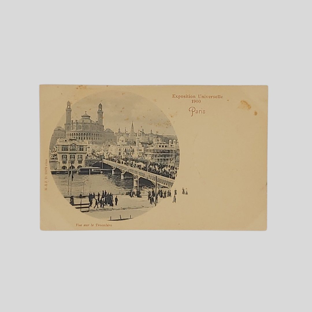 Paris. Exposition Universelle 1900. Vue sur le Trocadéro.