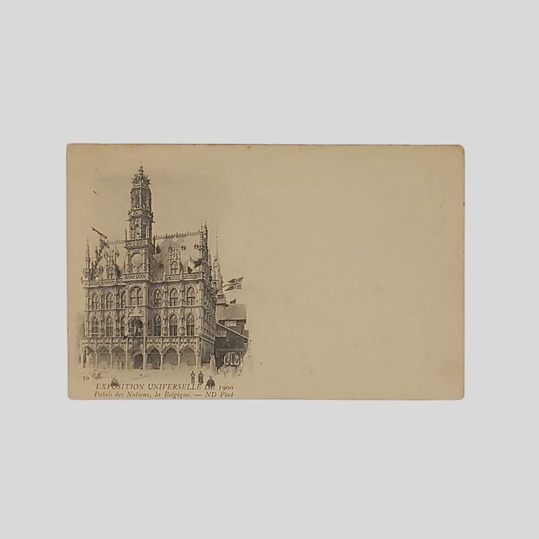 Paris. Exposition Universelle De 1900. Palais des Nations, la Belgique.