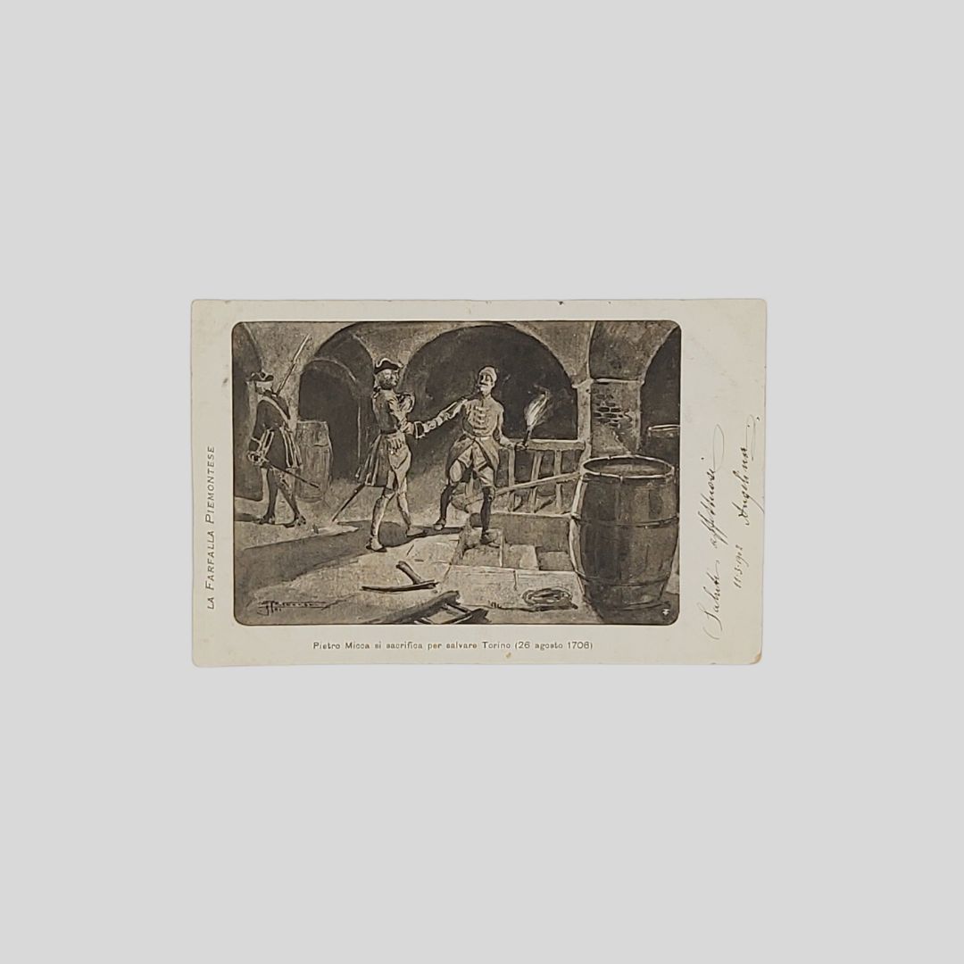 Pietro Micca si sacrifica per salvare Torino (26 agosto 1706).