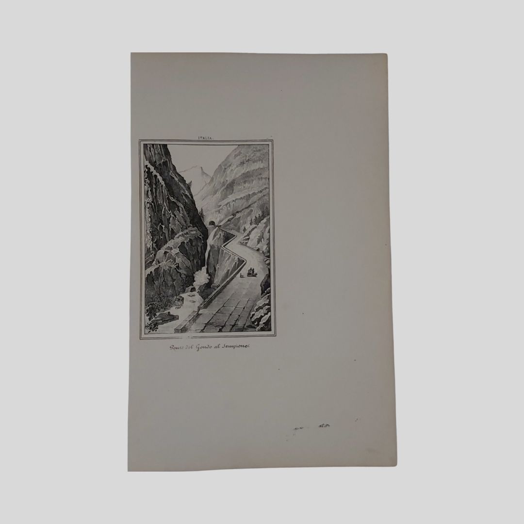 Ponte del Gondo al Sempione.