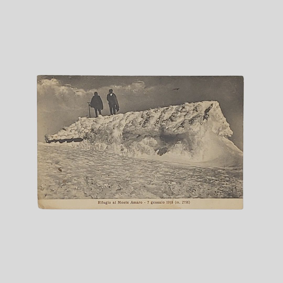 Rifugio al Monte Amaro – 7 gennaio 1915 (m. 2796).