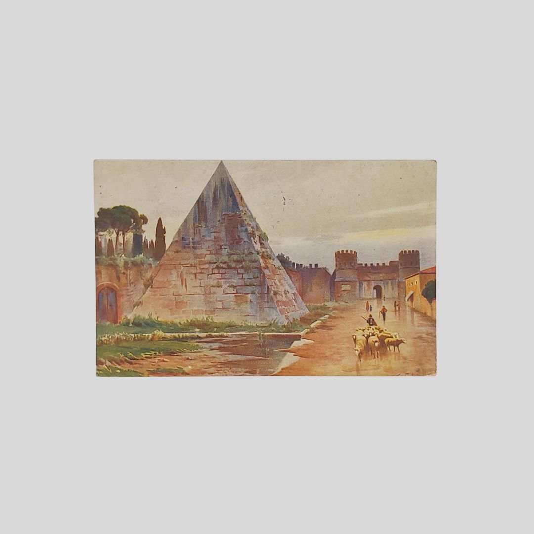 Roma. La Piramide di Caio Cestio.
