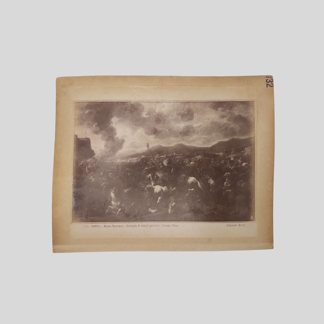 Salvator Rosa. Napoli Museo Nazionale. Edizioni Brogi.