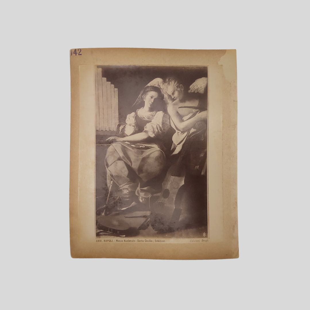 Santa Cecilia. Napoli Museo Nazionale. Edizioni Brogi.
