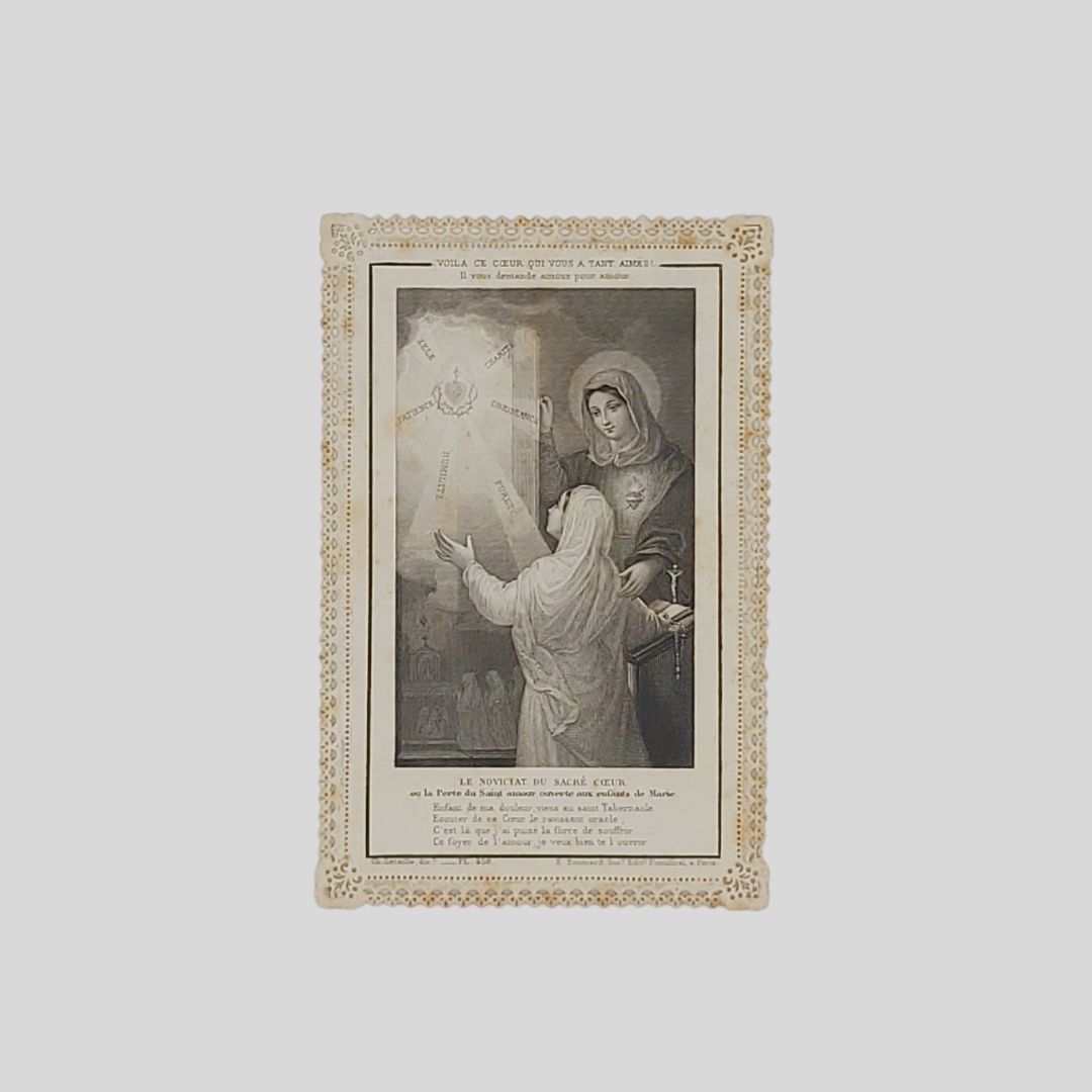 Santini religiosi. Le Noviciat du Sacré Coeur.