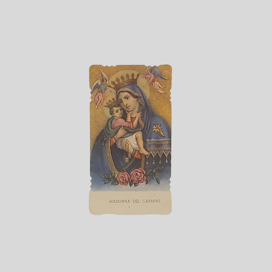 Santini religiosi. Madonna del Carmine.
