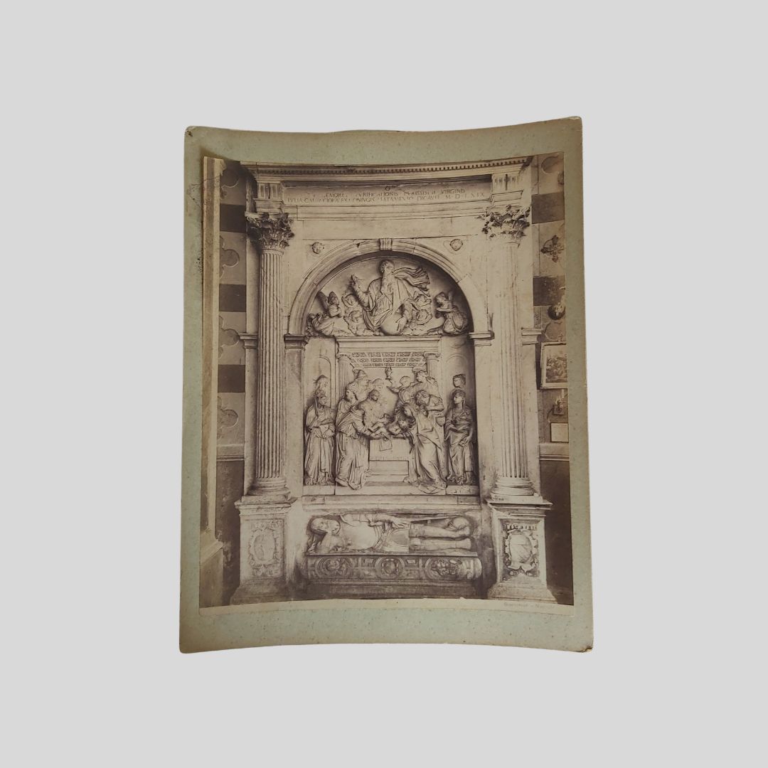 SOMMER Giorgio – Napoli. Chiesa S. Giovanni a Carbonara. Monumento …