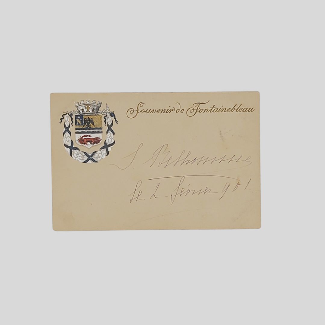 Souvenir de Fontainebleau.