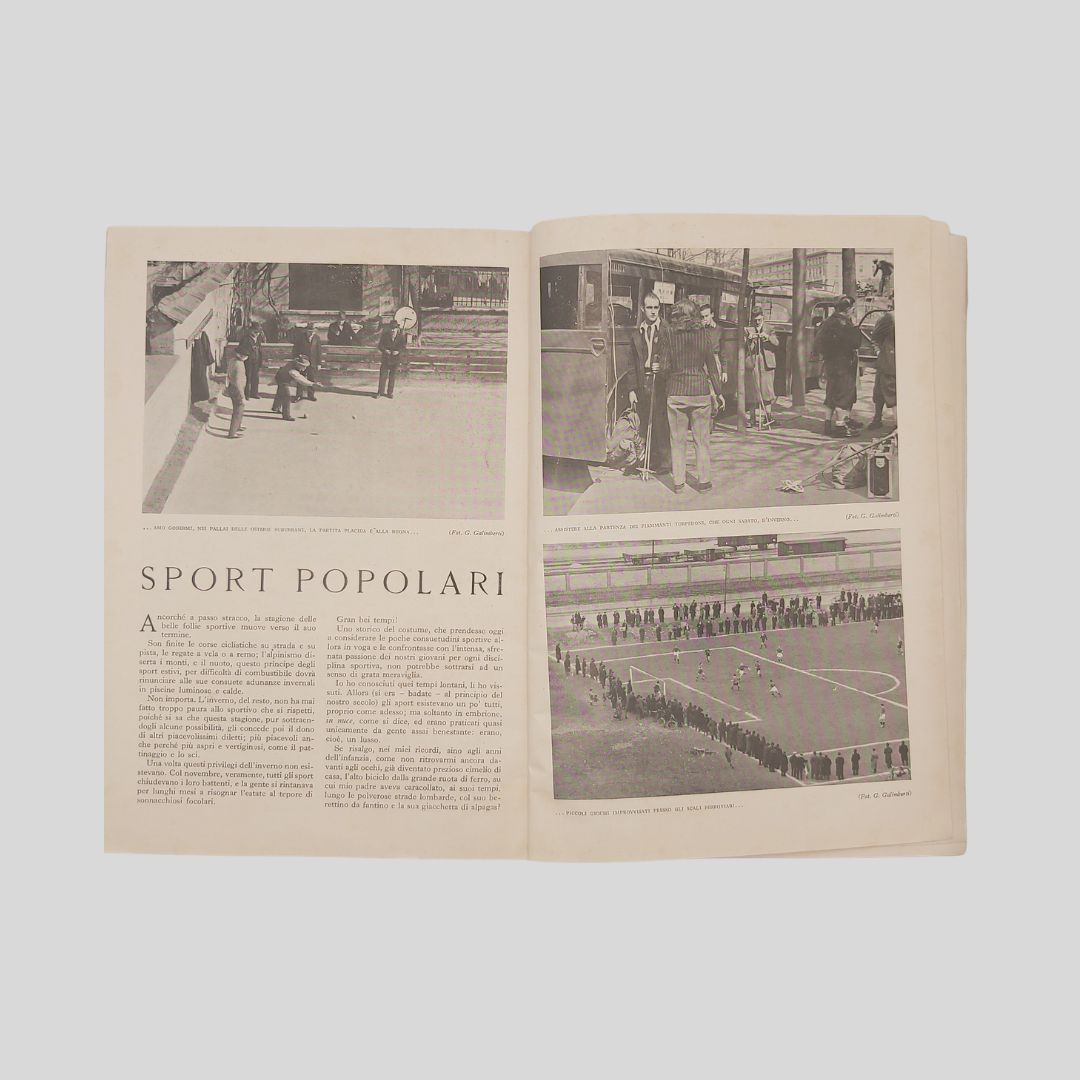 Sport popolari. In: Le Vie d’Italia. Rivista mensile del Touring …
