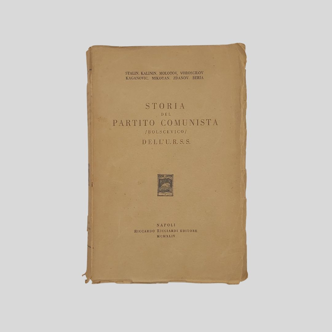 Storia del Partito Comunista /Bolscevico/ dell’U.R.S.S.