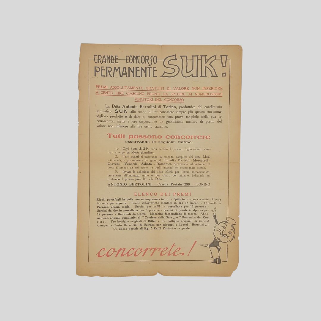 Suk Condimento aromatico. Menu del giovedì, dieci portate con con …