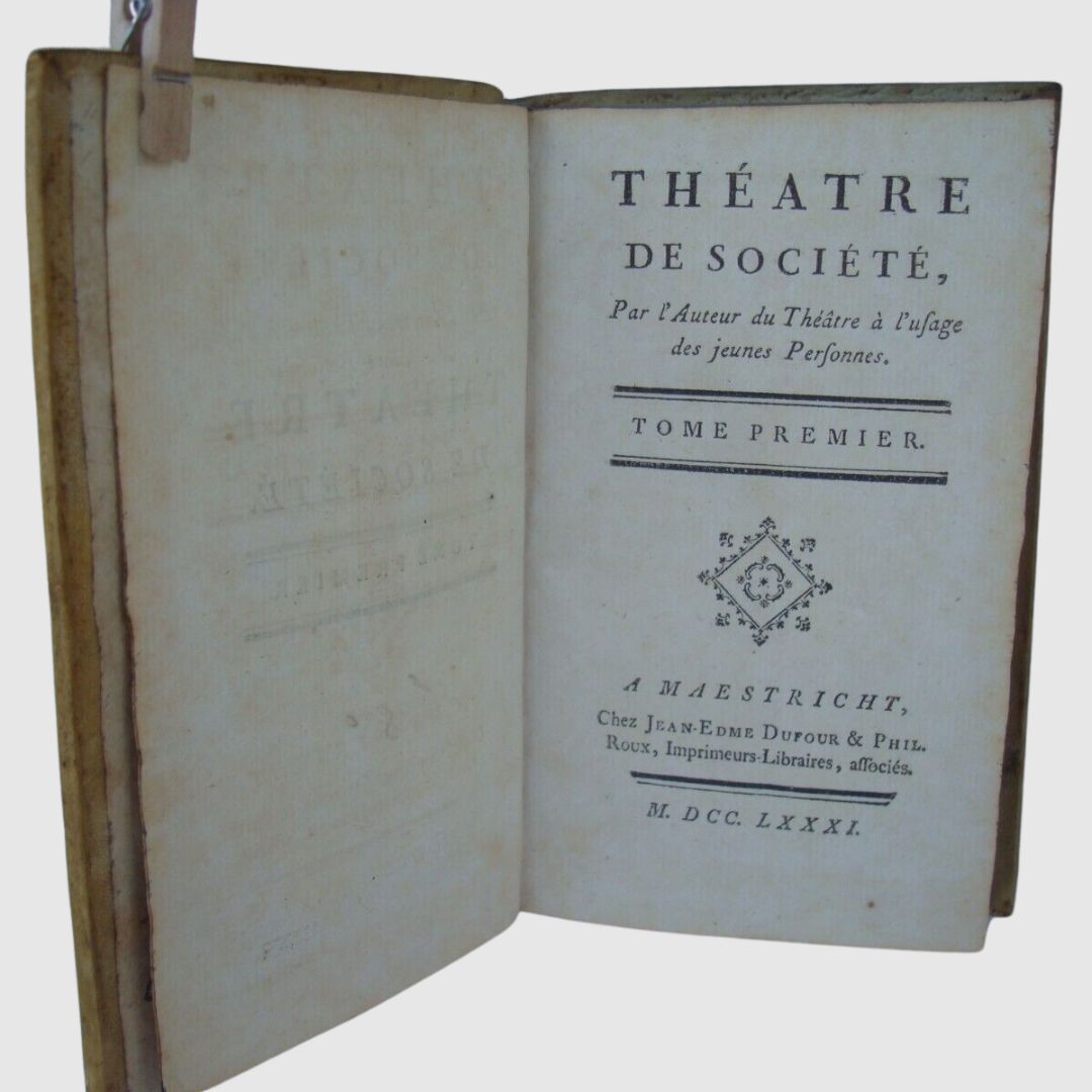 Théatre de societé. Par l’Auteur du Théâtre à l’usage des …