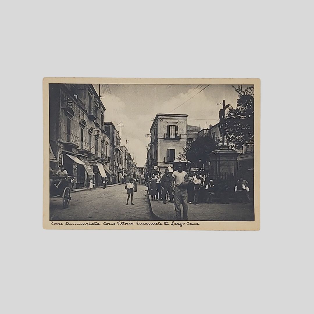 Torre Annunziata. Corso Vittorio Emanuele III. Largo Croce.