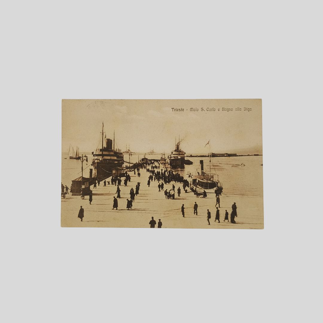 Trieste. Molo S. Carlo e Bagno alla Diga.