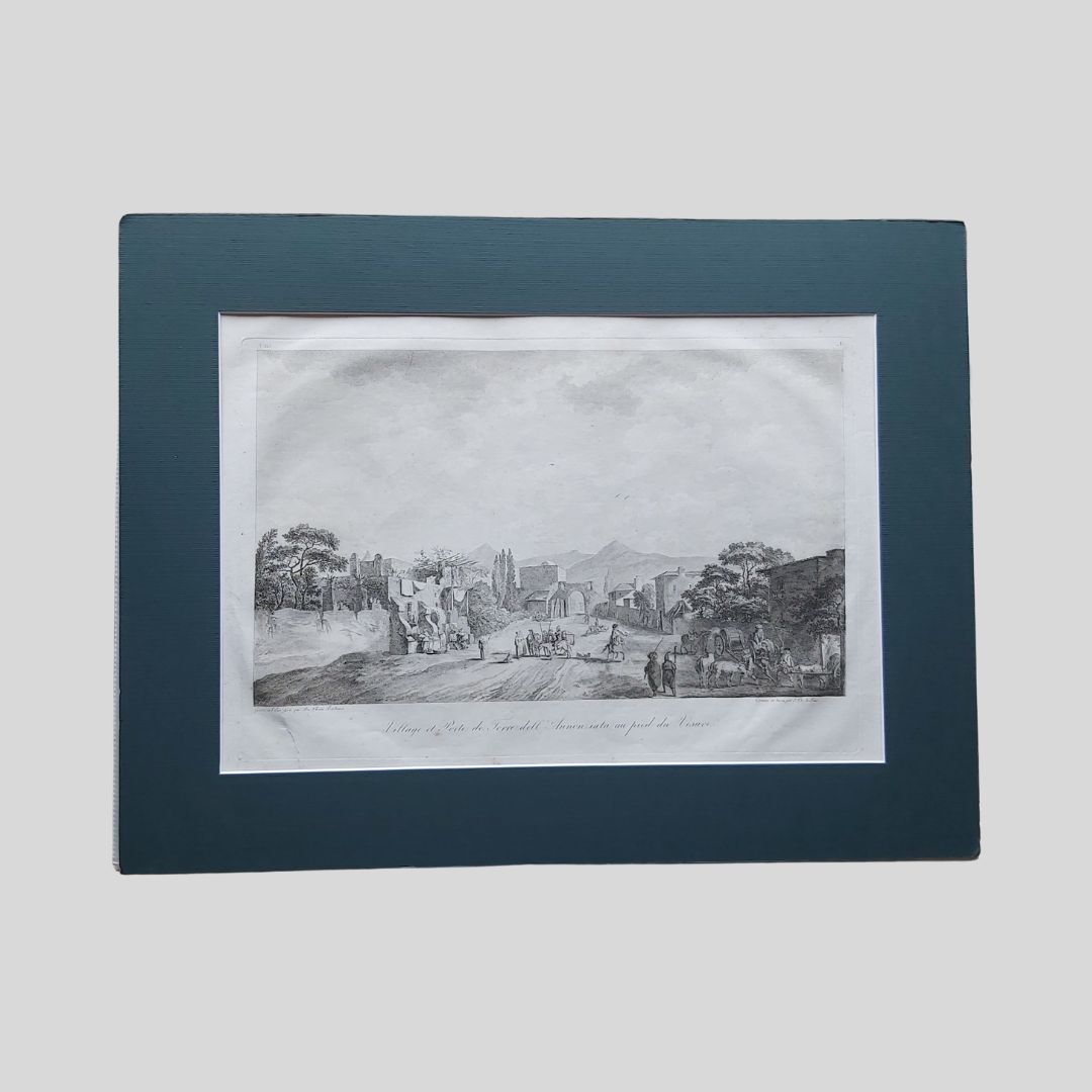 Village et Porte de Torre dell’Annunziata au pied du Vesuve.