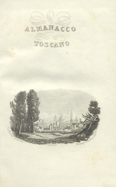 ALMANACCO TOSCANO PER L'ANNO 1855.