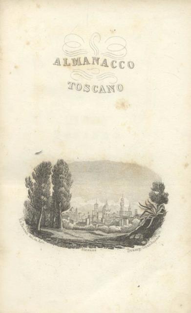 ALMANACCO TOSCANO PER L'ANNO 1859.