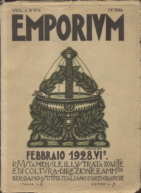 ARTISTI CONTEMPORANEI: EDOARDO RUBINO. Articolo in "Emporium", Rivista mensile illustrata …