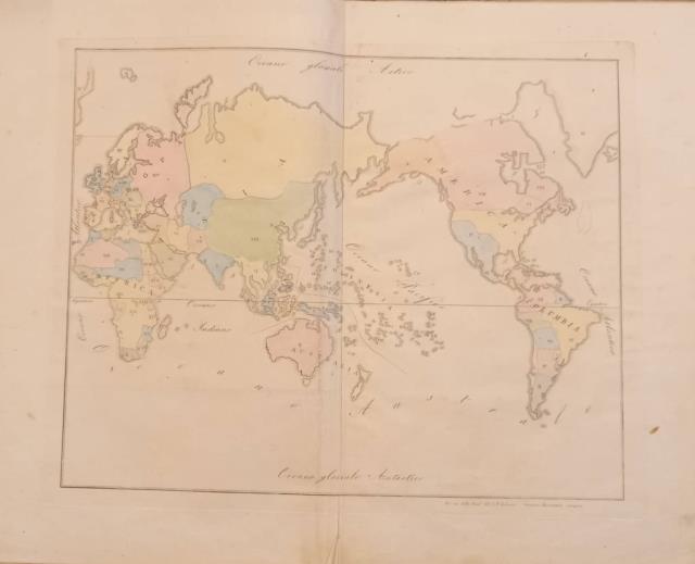 ATLANTE PER USO DELLA GEOGRAFIA DEL SIG. F. DE LUCA.