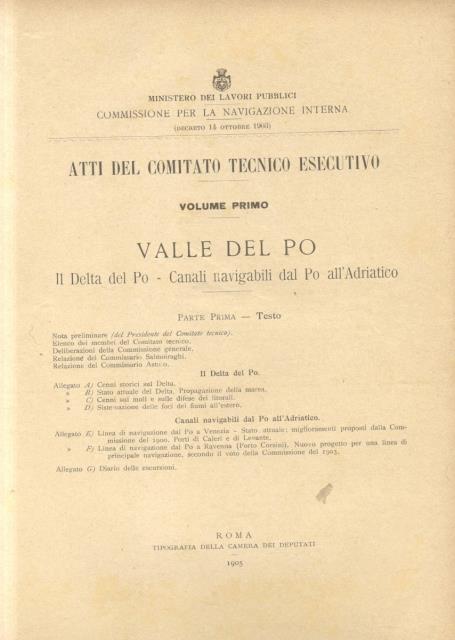 ATTI DEL COMITATO TECNICO ESECUTIVO DELLA COMMISSIONE PER LA NAVIGAZIONE …