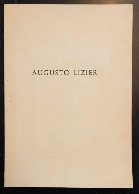 AUGUSTO LIZIER. Nel decimo anniversario della morte.
