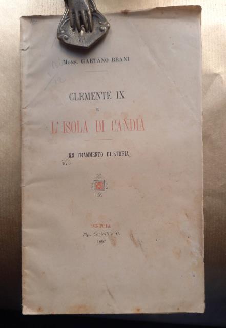 CLEMENTE IX E L'ISOLA DI CANDIA. Un frammento di storia.