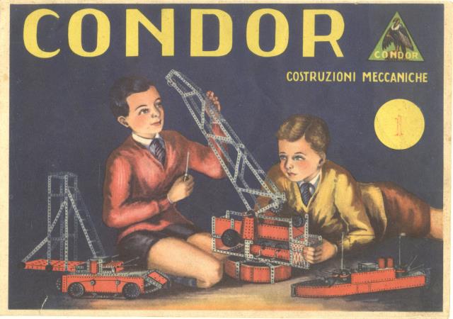 CONDOR COSTRUZIONI MECCANICHE. Catalogo illustrato Scatola n°1. 1960 circa.