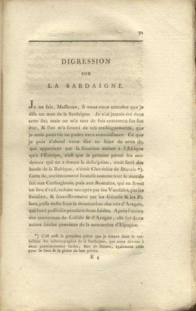 CONSIDERATIONS D'UN ITALIEN SUR L'ITALIE.