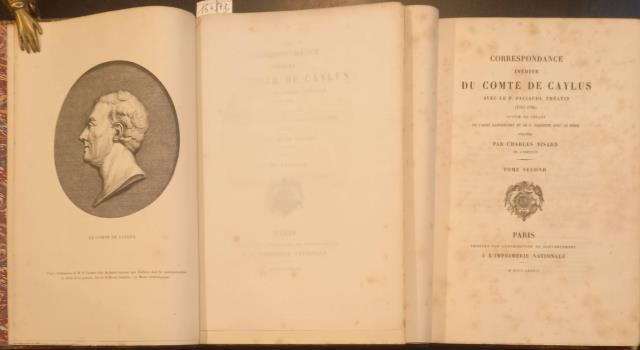 Correspondance inédite du Comte de Caylus, avec le P. Paciaudi, …
