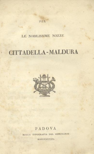 De' cambiamenti avvenuti ne' confini del territorio padovano ne' tempi …