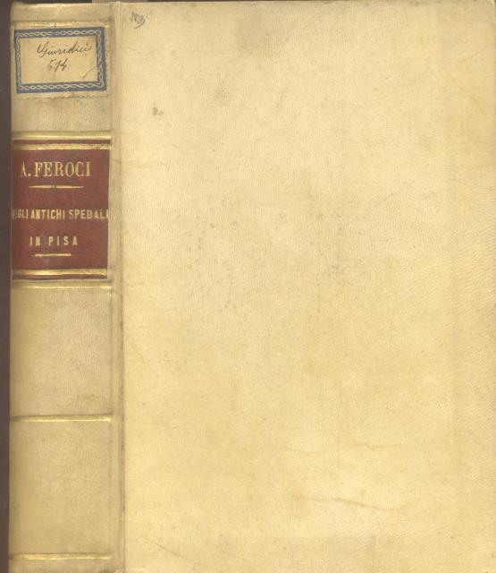 DEGLI ANTICHI SPEDALI IN PISA.