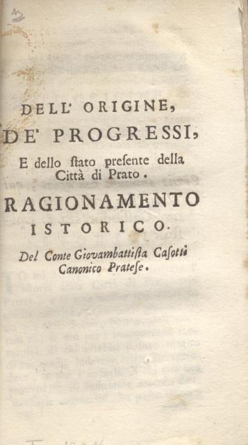 DELL'ORIGINE, DE' PROGRESSI, E DELLO STATO PRESENTE DELLA CITTA' DI …