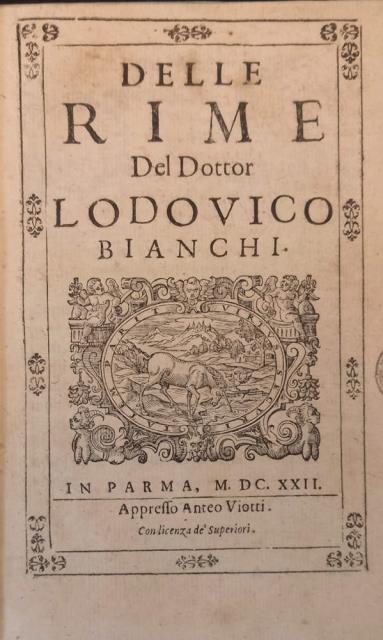 DELLE RIME DEL DOTTOR LODOVICO BIANCHI.
