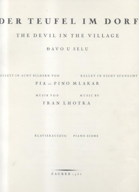 DER TEUFEL IM DORF ("The devil in the village / …