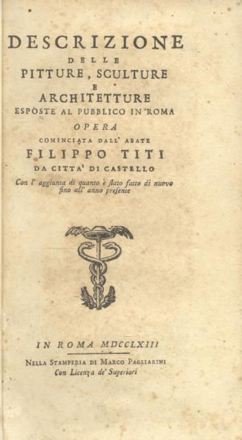 DESCRIZIONE DELLE PITTURE, SCULTURE E ARCHITETTURE ESPOSTE AL PUBBLICO IN …