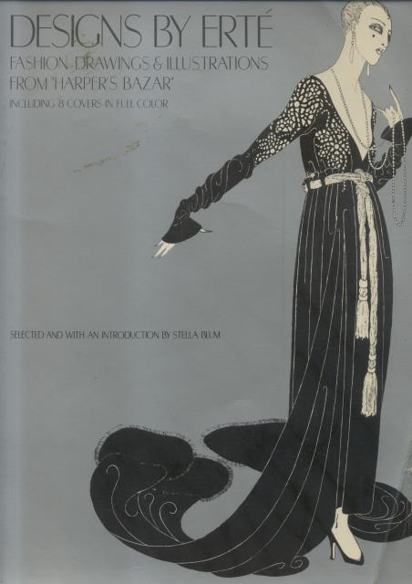 DESIGNS BY ERTÉ. Fashion drawings and illustrations from Harper's Bazar.