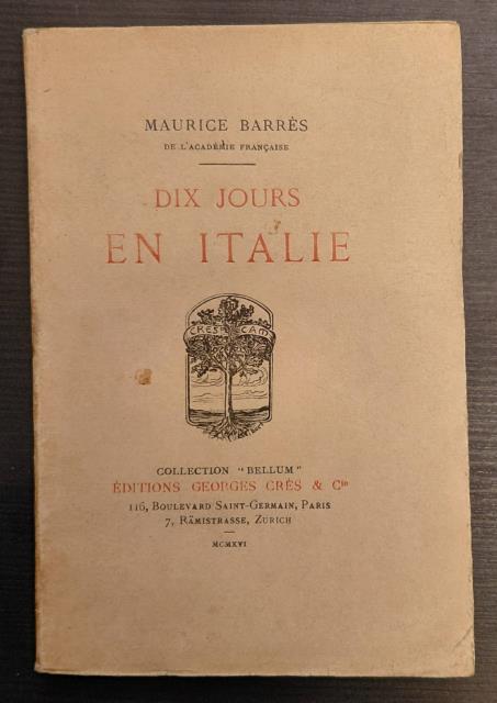 DIX JOURS EN ITALIE.