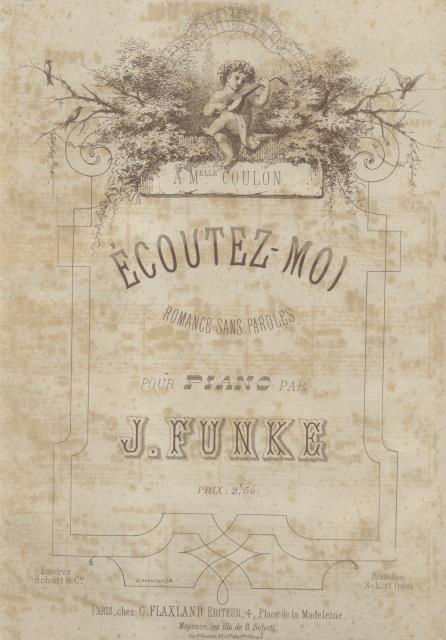 ECOUTEZ-MOI. Romance sans paroles pour Piano (Pl.n°285).