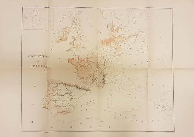ESSAI SUR LES DOLMENS. Accompagné d'une carte, de planches et …