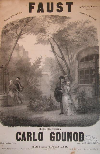 FAUST (1859). Dramma lirico in cinque atti. Riduzione per Pianoforte …