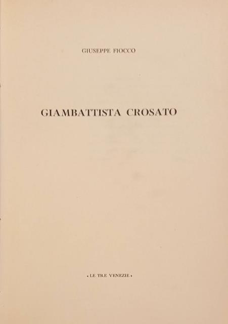 GIAMBATTISTA CROSATO.