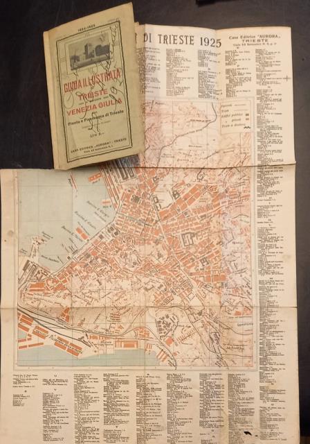 GUIDA ILLUSTRATA DI TRIESTE E PARZIALE VENEZIA GIULIA. Con pianta …