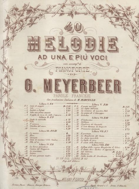 GUIDA LA NAVICELLA ("Guide au bord ta nacelle"). Melodia per …