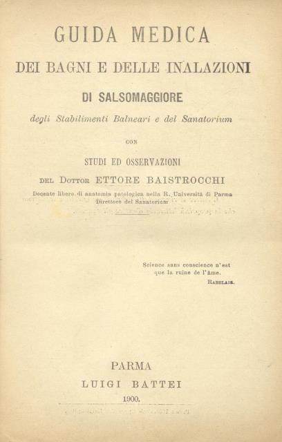 GUIDA MEDICA DEI BAGNI E DELLE INALAZIONI DI SALSOMAGGIORE DEGLI …